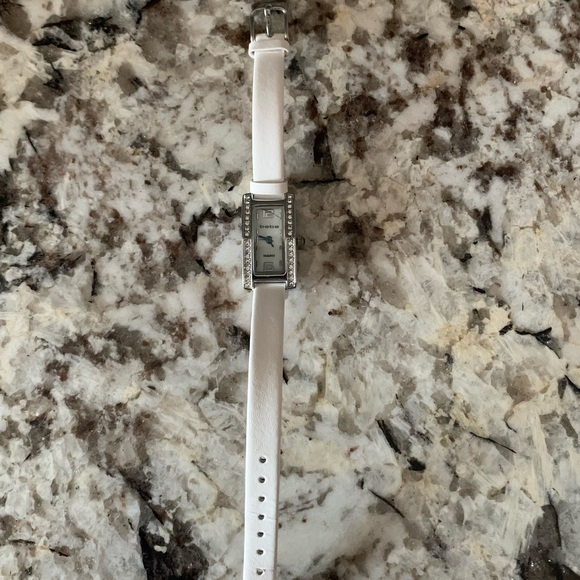 BEBE Vintage Genuine Leather Rhinestone Watch - Picture 4 of 8